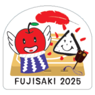 藤崎町ピンバッジ（ふじ丸くん、ジャン坊くん）