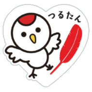 鶴田町ピンバッジ（つるたん）